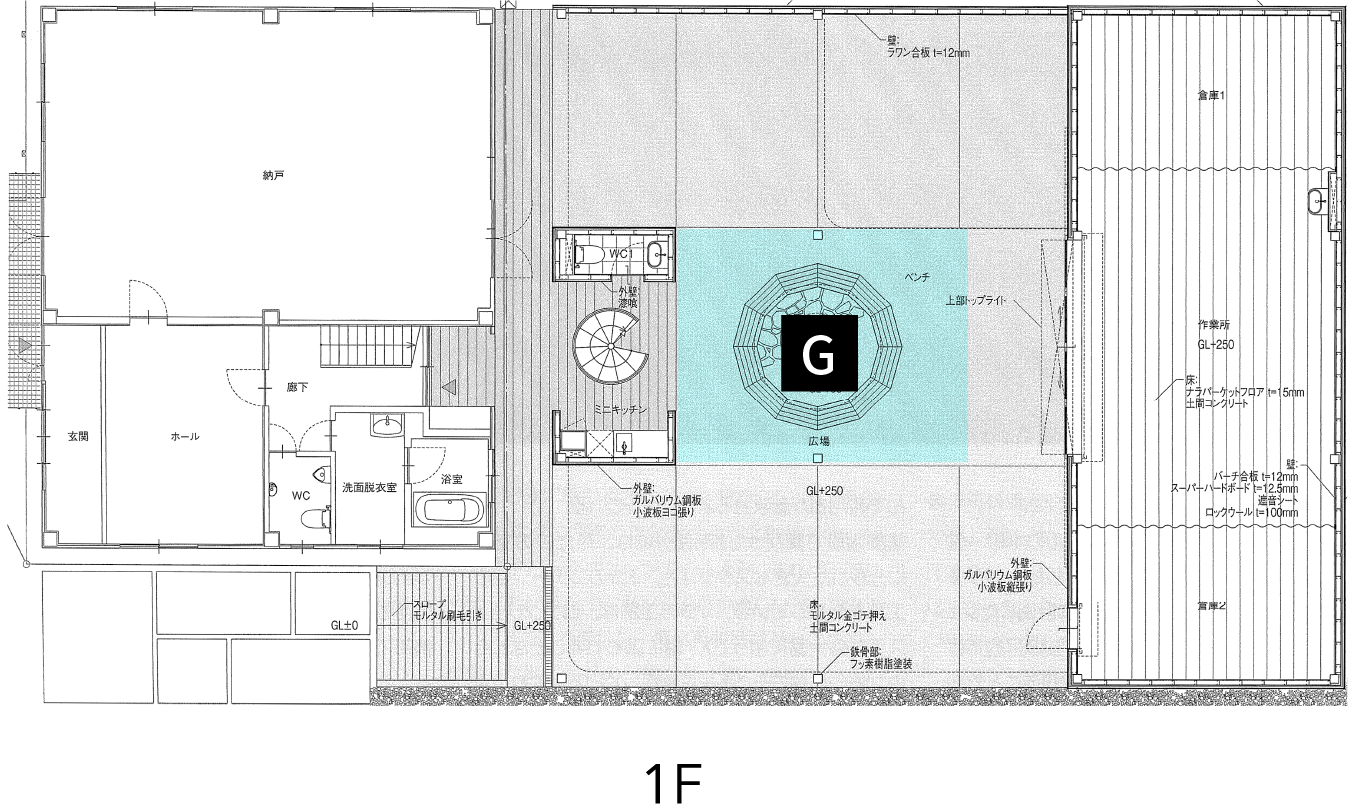 SERVICES 1 レンタルスペース 図面02