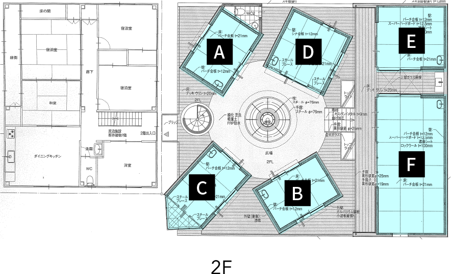 SERVICES 1 レンタルスペース 図面01