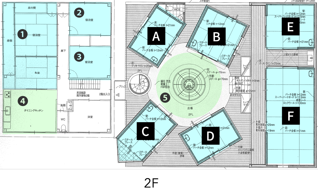 SERVICES 1 レンタルスペース 図面01