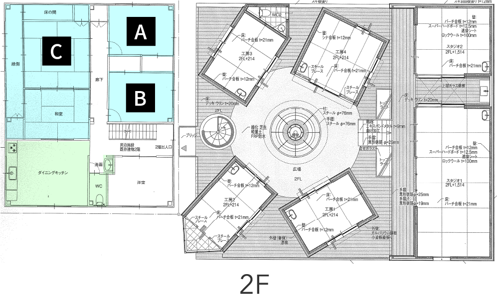 SERVICE4 宿泊 図面01